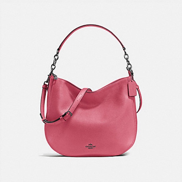 Coach Handbags - COACH CHELSEA HOBO 32 ROUGE(pink)/DARK GUNMETAL (COACH F58036)
